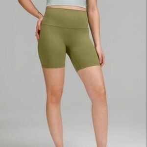 lululemon Align High-Rise Short 6" Bronze Green Size 0